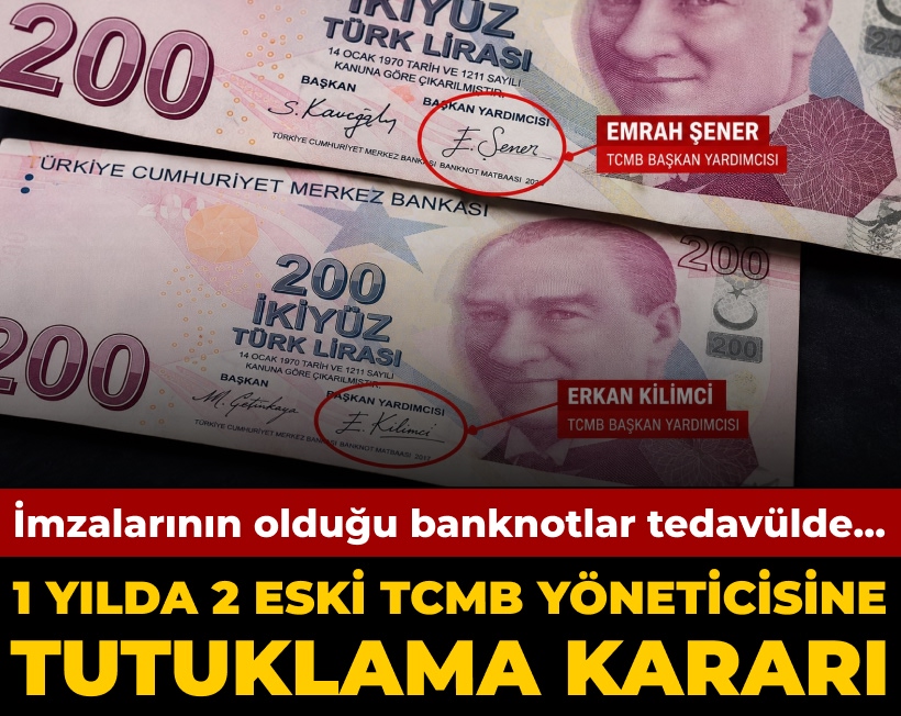 halktvcomtr's tweet photo. Bir yılda güncel banknotlarda imzası bulunan 2 eski TCMB yöneticisi tutuklandı 

https://t.co/E2W9qJD8n6 https://t.co/HXOxUQow2z