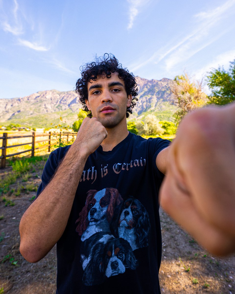 ufc's tweet photo. Just taking in the sights 🏔��

@PaytonTalbott visited the exact mountain that inspired the Paramount+ logo ahead of his fight at #UFC332!

[ OCT 3 | LIVE at 8pmET on @ParamountPlus and @CBS ] https://t.co/9I8VuzKhPF