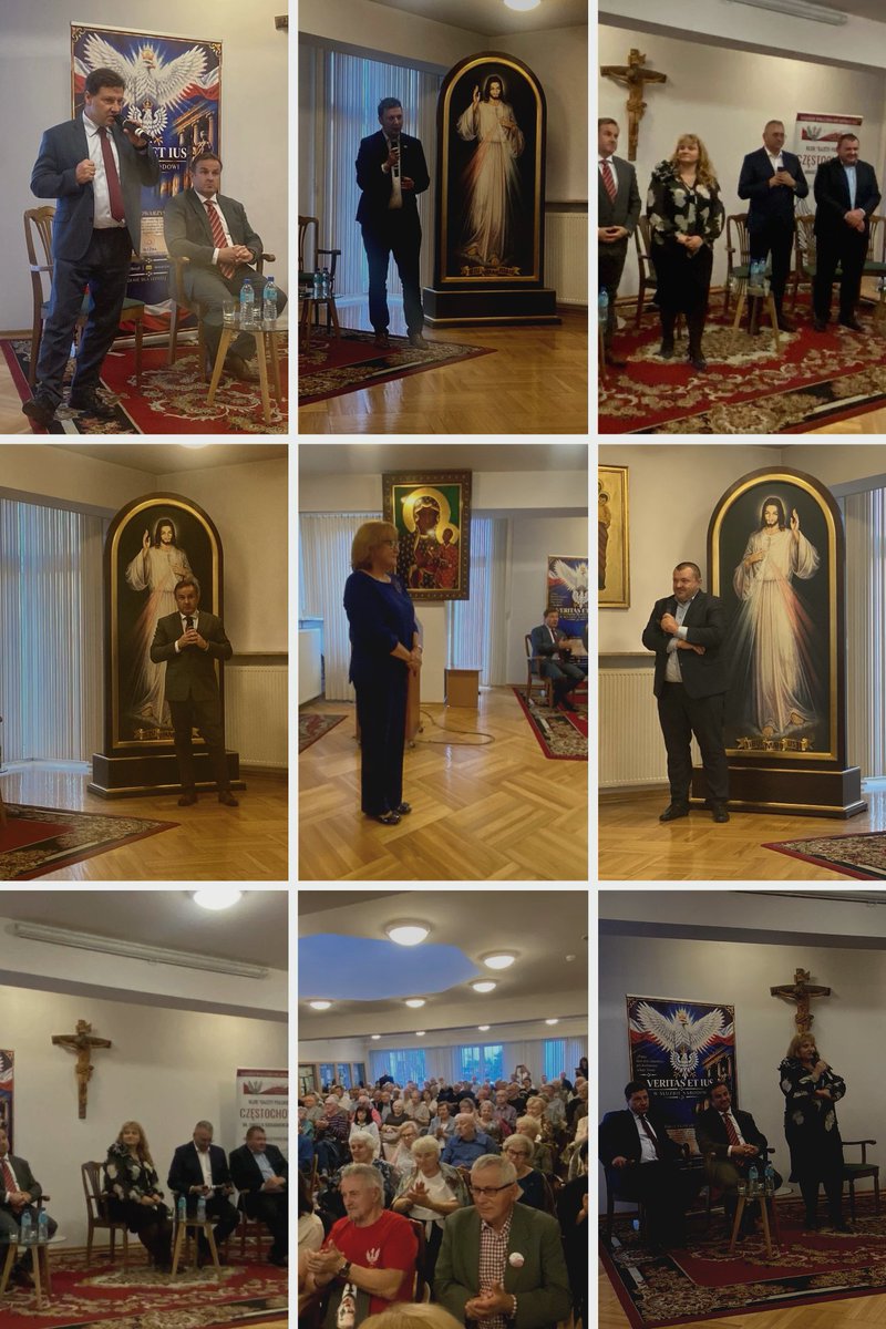 Kamilabormosz's tweet photo. Ogromne podziękowania dla Klubu „Gazety Polskiej” w Częstochowie, w szczególności dla Przewodniczącej Ewy Wypych, za organizację tego niezwykłego spotkania, za serdeczne przyjęcie, atmosferę i każdą rozmowę. 🇵🇱
Serce rośnie, kiedy możemy spotykać się z obywatelami i rozmawiać o Polsce, prawie, odpowiedzialności i patriotyzmie  nie jako o wielkich hasłach, ale o codziennej służbie.

Po latach orzekania coraz mocniej widzę, że służba Polsce rzadko polega na wielkich gestach. Najczęściej polega na tym, żeby tam, gdzie powierzono nam kawałek odpowiedzialności za państwo, wykonać swoją pracę uczciwie.

Dla sędziego oznacza to jedno: nie bać się prawa, nie naginać go do człowieka, nie dzielić obywateli na swoich i obcych i pamiętać, że każdy wyrok wydajemy w imieniu Rzeczypospolitej Polskiej.

Dla mnie to właśnie jest patriotyzm XXI wieku. 🇵🇱

Dziękuję wszystkim, którzy byli dziś z nami. Za obecność, pytania, rozmowy i każde dobre słowo. Takie spotkania przypominają, że państwo nie jest abstrakcją. Państwo tworzą ludzie, którzy czują za nie odpowiedzialność.

Dziękuję, Częstochowo. ❤️🇵🇱