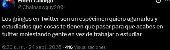 Chainsawguy2001's tweet photo. @astarioncel no se que esperaba de una española feminista todo tu feminismo se basa en twitter https://t.co/pGhe3Md7xN