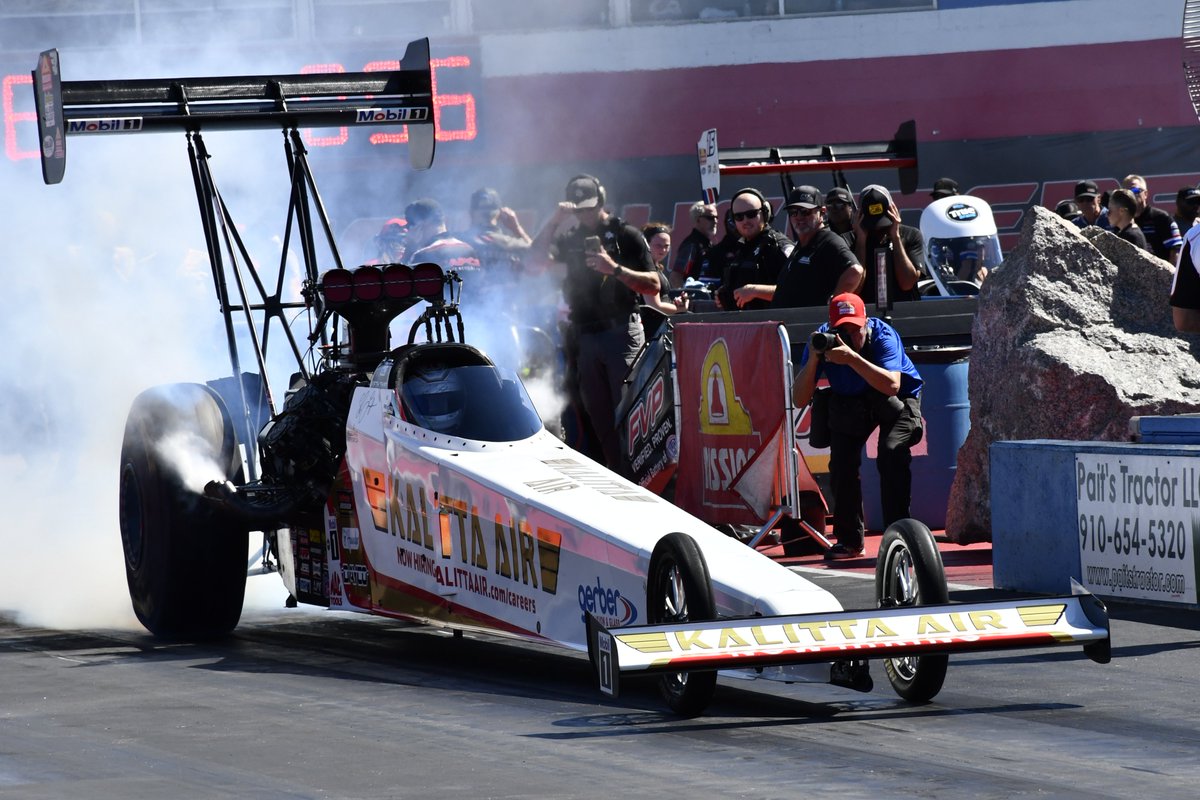 TheSWNMedia's tweet photo. Shawn Langdon defeats Doug Kalitta in the NHRA Top Fuel Final at #TheRockNats by 0.0111 Seconds! Time was 3.7396 Seconds at 342.73 MPH! 
📸 by: @C_WiLyt
@NHRA @ShawnLangdon333
#NHRA #TopFuel #topfueldragster #shawnlangdon #dougkalitta #nhraphotography https://t.co/T1bL4qero5