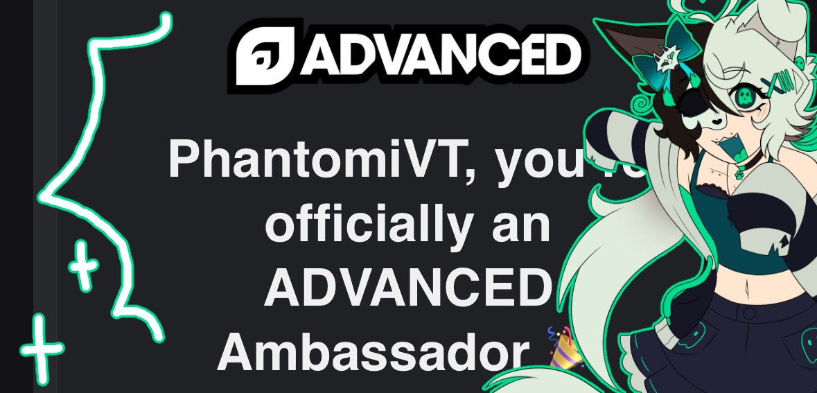 PhantomiVT's tweet photo. WAOW?!! LETS GET POWERED BY ADVANCED!! 👻💚

🐾Code: Phuppie13 for 10% off 

#phuppieart 🎨 @/Valentris_ https://t.co/UlpUdnt4p2