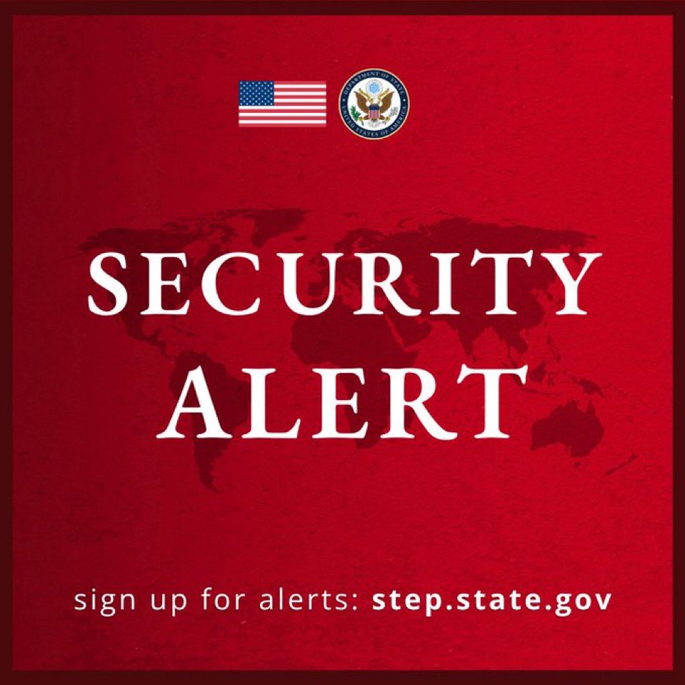 sentdefender's tweet photo. Following the arrest of five individuals for suspicion of terror and explosives near RAF Fairford in Britain, the U.S. embassy has said that they are aware of the ongoing investigation and is advising U.S. citizens to “exercise caution and be mindful of personal security.” https://t.co/4iE8pPJ6lT