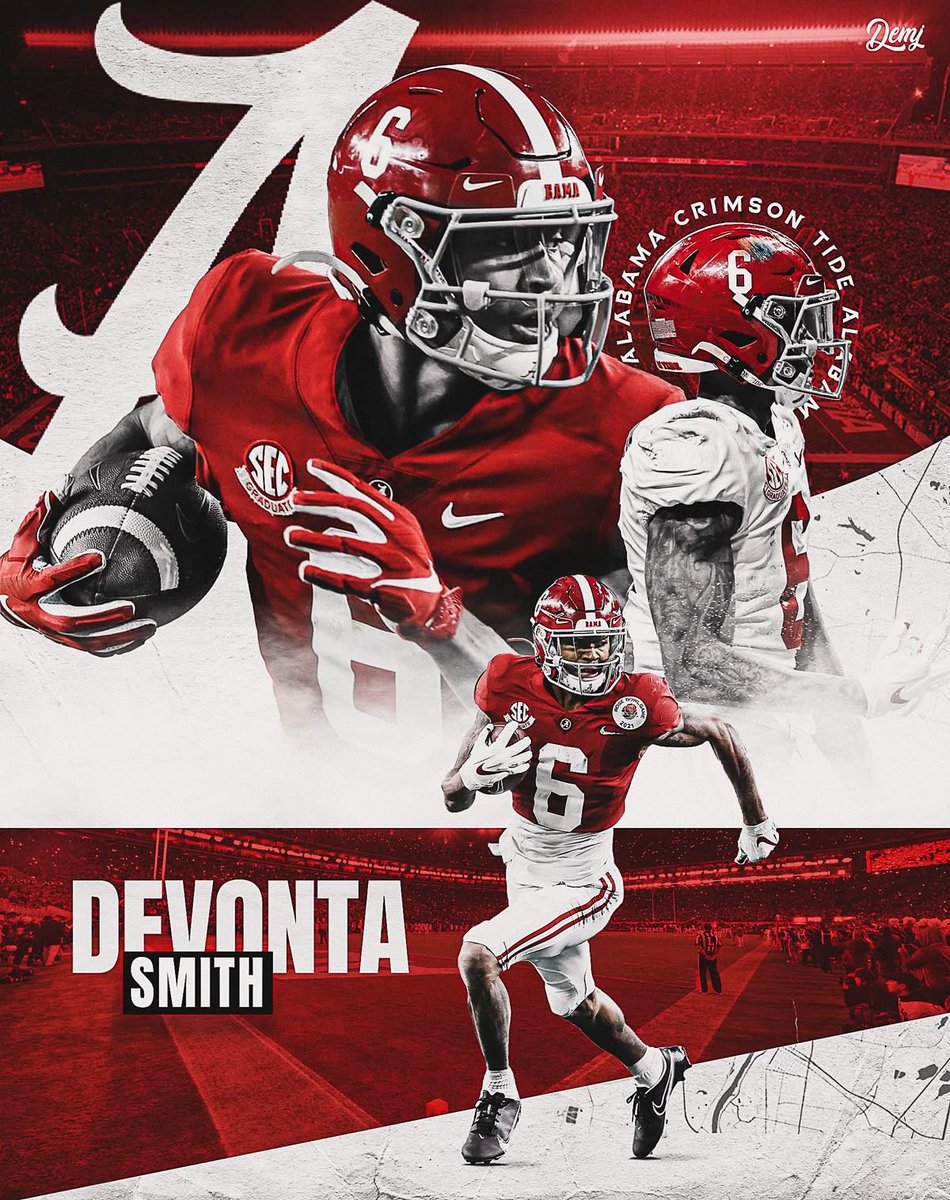 KAYSONGRAPHIC's tweet photo. Built different. 🐘🔥 Custom graphic design for DeVonta Smith.
DM or hit the link in bio for custom edit bookings! 🎨✍️

#DeVontaSmith #RollTide #AlabamaFootball #BamaFootball #CrimsonTide #CollegeFootball #NFLDesign https://t.co/GebJPs0QWS