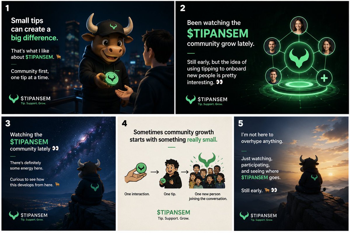 dxdhln's tweet photo. Small tips can create big impact when a community moves together.
$TIPANSEM is about supporting creators, rewarding participation and growing stronger together. Every tip is a small action that adds to the bigger movement.
Keep tipping. Keep building.
$TIPANSEM × $ANSEM @tipansem https://t.co/uwLiByHBHG