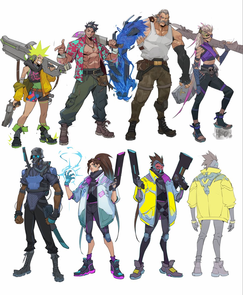 Hichamhabchi's tweet photo. Some Character Designs for Unreleased Projects. #characterdesign #conceptart https://t.co/XMM4VyiV5b