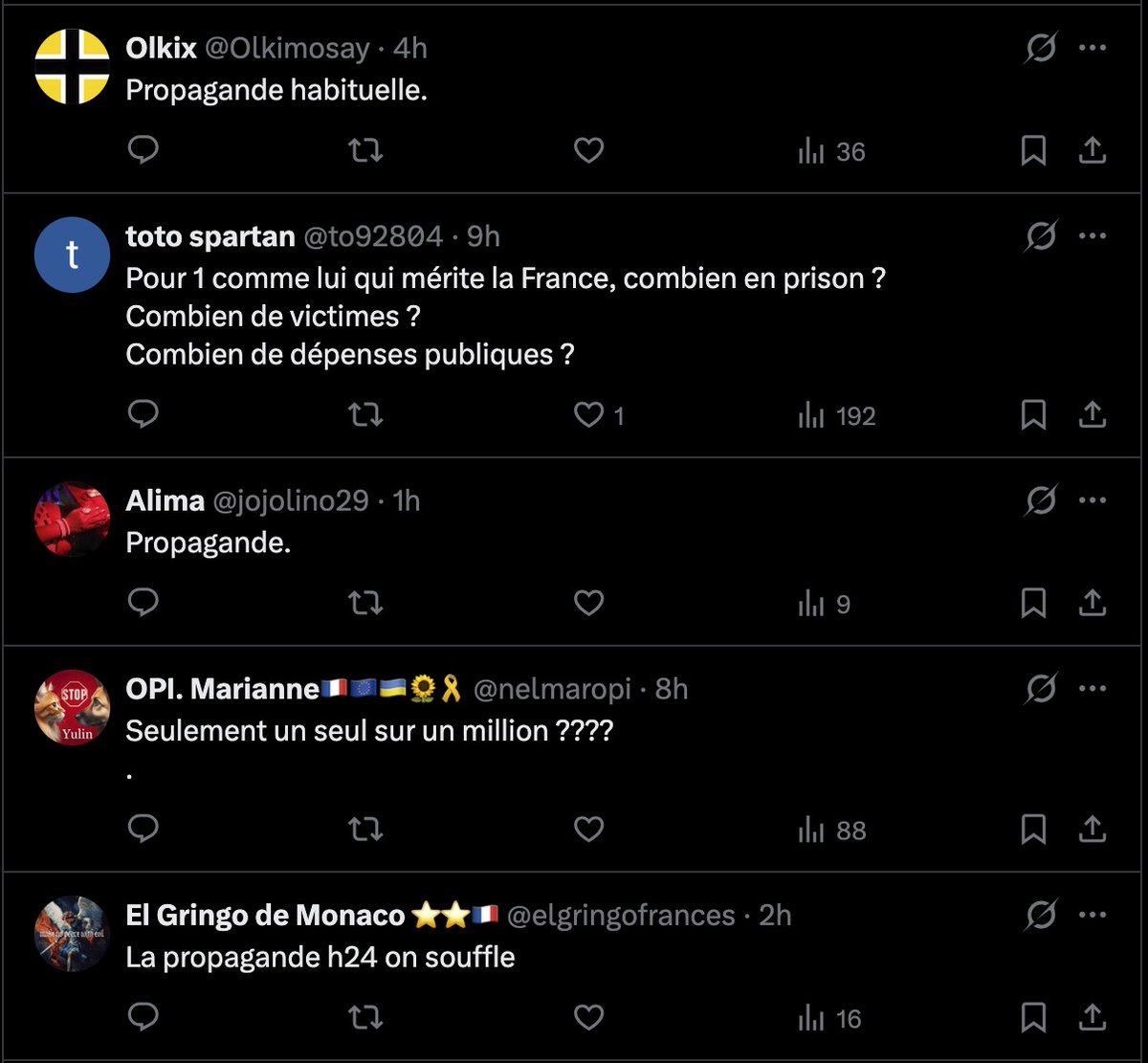 Nain_Portekoi's tweet photo. Je ne dis pas que la France est un pays de racistes dégénérés.
Je dis juste que je trouve, qu'en ce moment, les racistes dégénérés se sentent un tout petit peu trop à l'aise.
C'est tout. https://t.co/KjX3K12xlF
