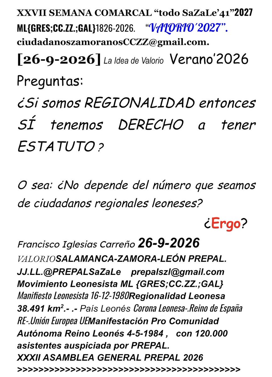 PREPALSaZaLe's tweet photo. SALAMANCA-ZAMORA-LEÓN PREPAL

https://t.co/1haii9eD6y https://t.co/fc43VOaj55