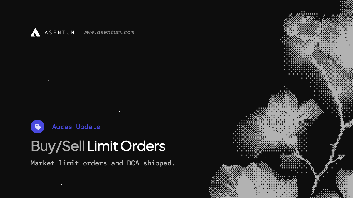 Asentum's tweet photo. The https://t.co/p25nO7j3Fz experience keeps getting better 🔥

You can now place buy/sell limit orders, control slippage tolerance and use DCA directly through the terminal.

More control over how you trade on Asentum, with plenty more still being built 🔨 https://t.co/T5zasyydWo