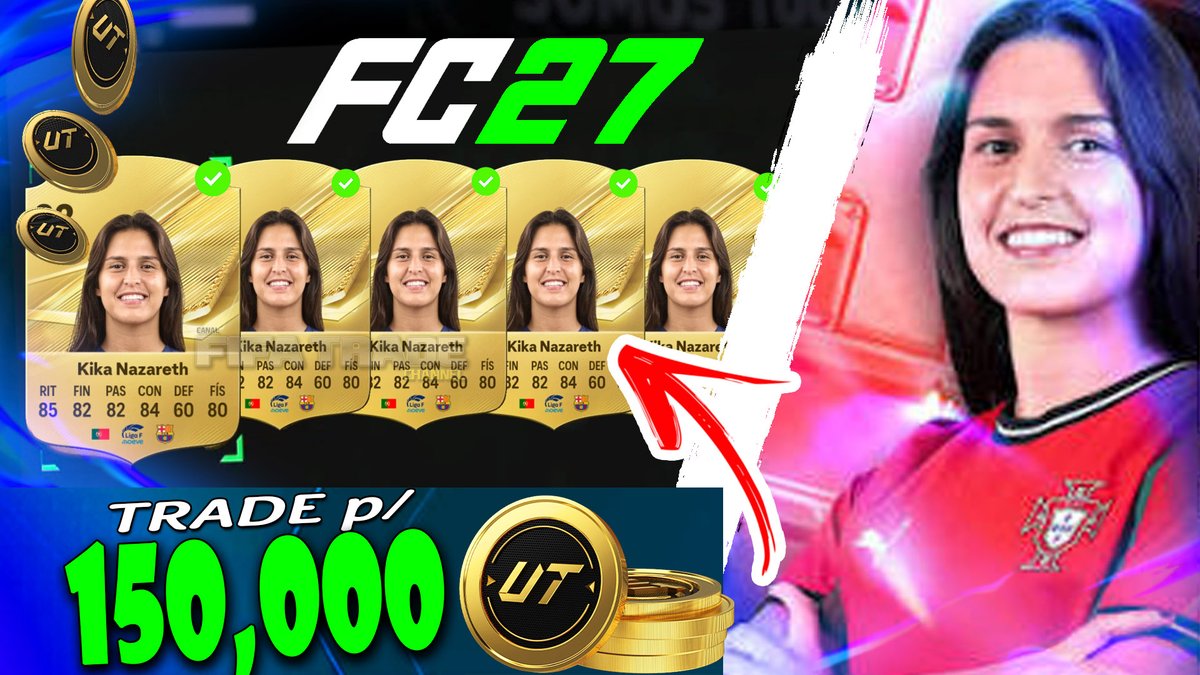 FIFATRADECHANN1's tweet photo. FC 27 - COMO FAZER até 150K em 20 MINUTOS DICA DE TRADE iniciante Ultimate Team | FIFA TRADE CHANNEL
acesse --> https://t.co/axbruAIOoO
#fc27 #eafc27 #EASPORTSFC #EAFC #fcmobile #FIFA27 #fifamobile #fifa https://t.co/R31maHr3CL