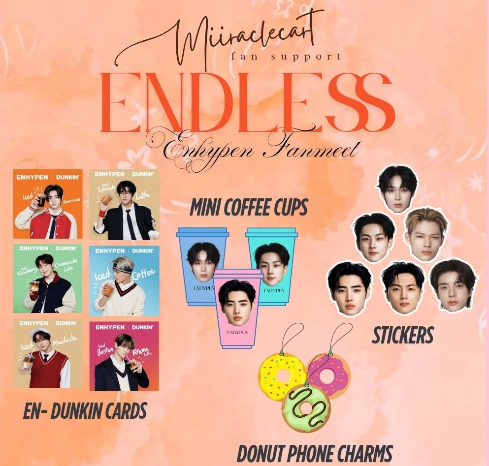 miiraclecart's tweet photo. ✧˖° ENDLESS FUNMEET W/ ENHYPEN FREEBIES✧˖°  

✿ open to all engenes!
✿ loc: tba! (around moa)
✿ open for d-day trades! ♡
#DunkinPH_ENDLESS #ENDLESSFunMeet #ENHYPEN https://t.co/jy06WBPHWY