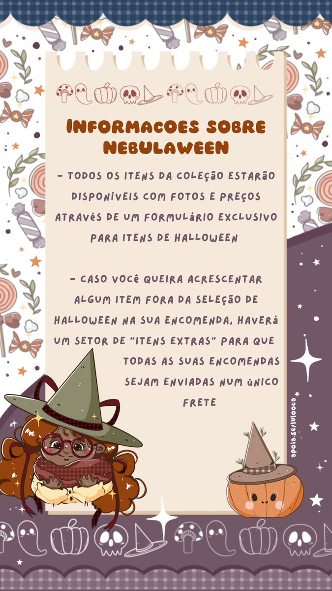 nebulatelie's tweet photo. Oi genteee
Fiz um videozinho mostrando um spoiler da coleção de Halloween!! 

O link do formulário de encomendas estará disponível amanhã a partir das 18h!!

Espero que gostemmmm 

https://t.co/4p2jueCVli https://t.co/q2gnlAURlp