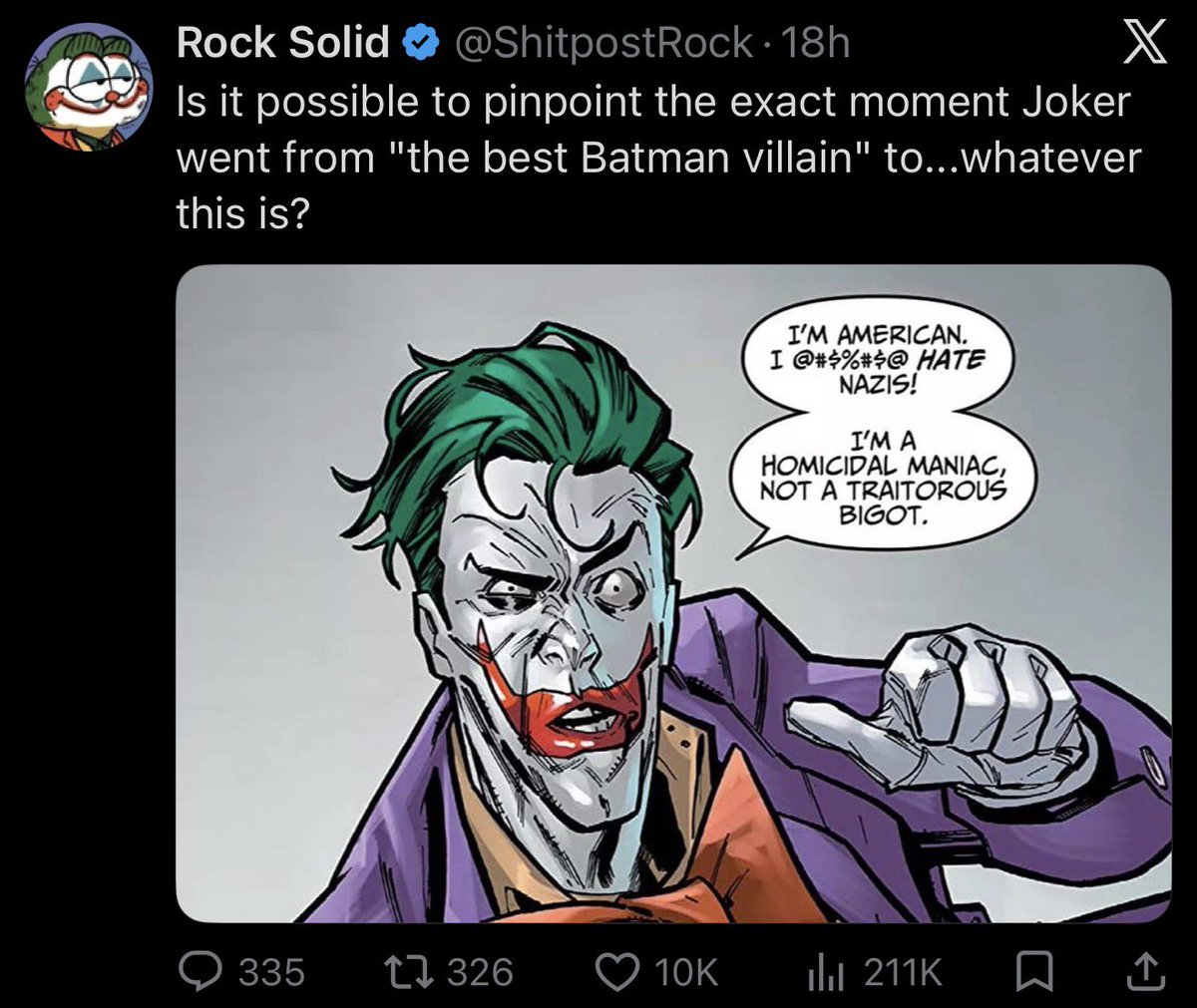 esjesjesj's tweet photo. He’s talking about literal Nazis and you’re offended https://t.co/kVXaxEfnuz