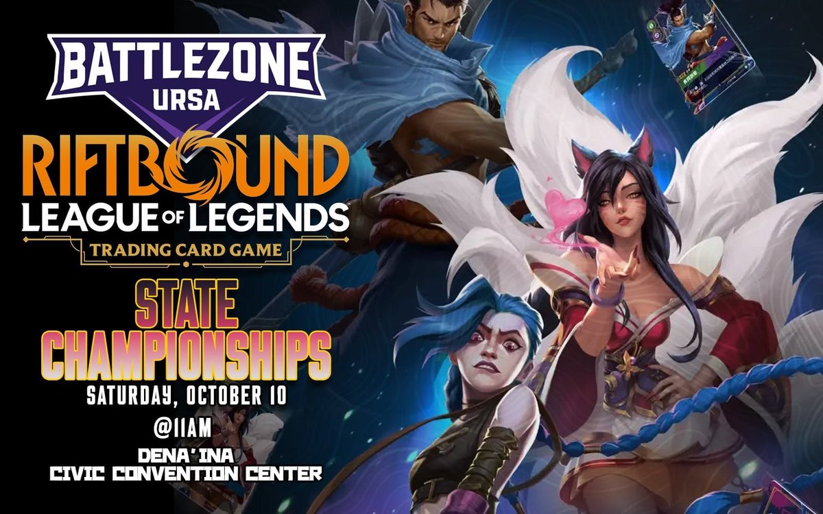 ArtOfWhiteNoise's tweet photo. Its fast approaching!
#BattleZoneUrsa is go Oct 9th-11th Anchorage, Alaska!
https://t.co/gKebolX0f8
#ttrpg #tabletopgames #ttg #DungeonsandDragons #Warhammer40k #pokemon #cardgames #minatures #models #painting #XWing #fleshandblood #CrisisProtocol #AgeofSigmar #Lorcana https://t.co/sIhvuvR1Jg