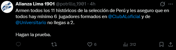 ZCNofi's tweet photo. @potrillo_1901  Por eso la selección peruana históricamente es una de las peores del mundo.

pdta: te vuelvo a responder asi porque como eres tan cabro que no se te puede responder desde tu propio twit. https://t.co/bWath4B74V