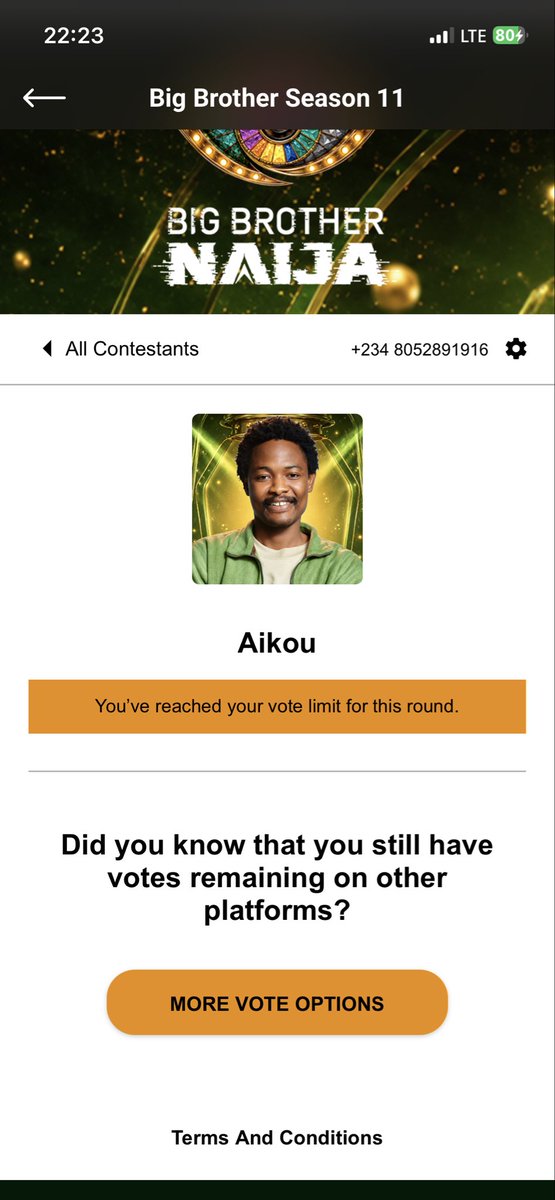 therealosazee's tweet photo. Voted for Aikou as the winner 🏆 #bbnaija @AikouAjanaku https://t.co/q4772jmShR