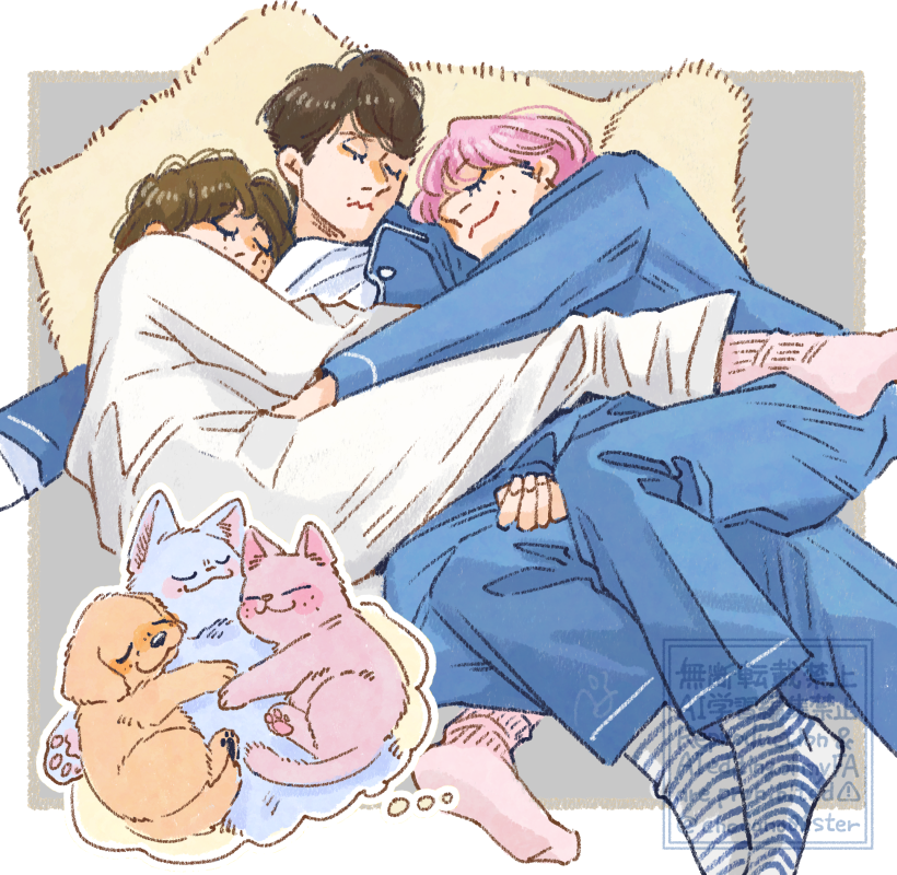 chocono01ster's tweet photo. AMENITY マルチアングル FA
なべさくこじのはしゃぎ疲れて寝ちゃった仔犬猫感があまりにも可愛くて…流石にグッタイム過ぎやしませんか？？？ありがとうございます楽し���です…🫠 https://t.co/K6VqbF4c8V
