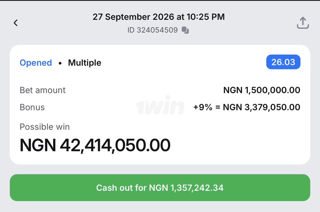 Jaypunt01__'s tweet photo. WAKE UP TO BOOM 💥 

1Win CODE = RHNnwDe3

26 odds🔥

Register on 1Win here : https://t.co/FGKreocDME

PROMO CODE: Jaypunt

Use my promo code for 500% bonus on your first 4 deposits https://t.co/HV4pQ9Ffoi