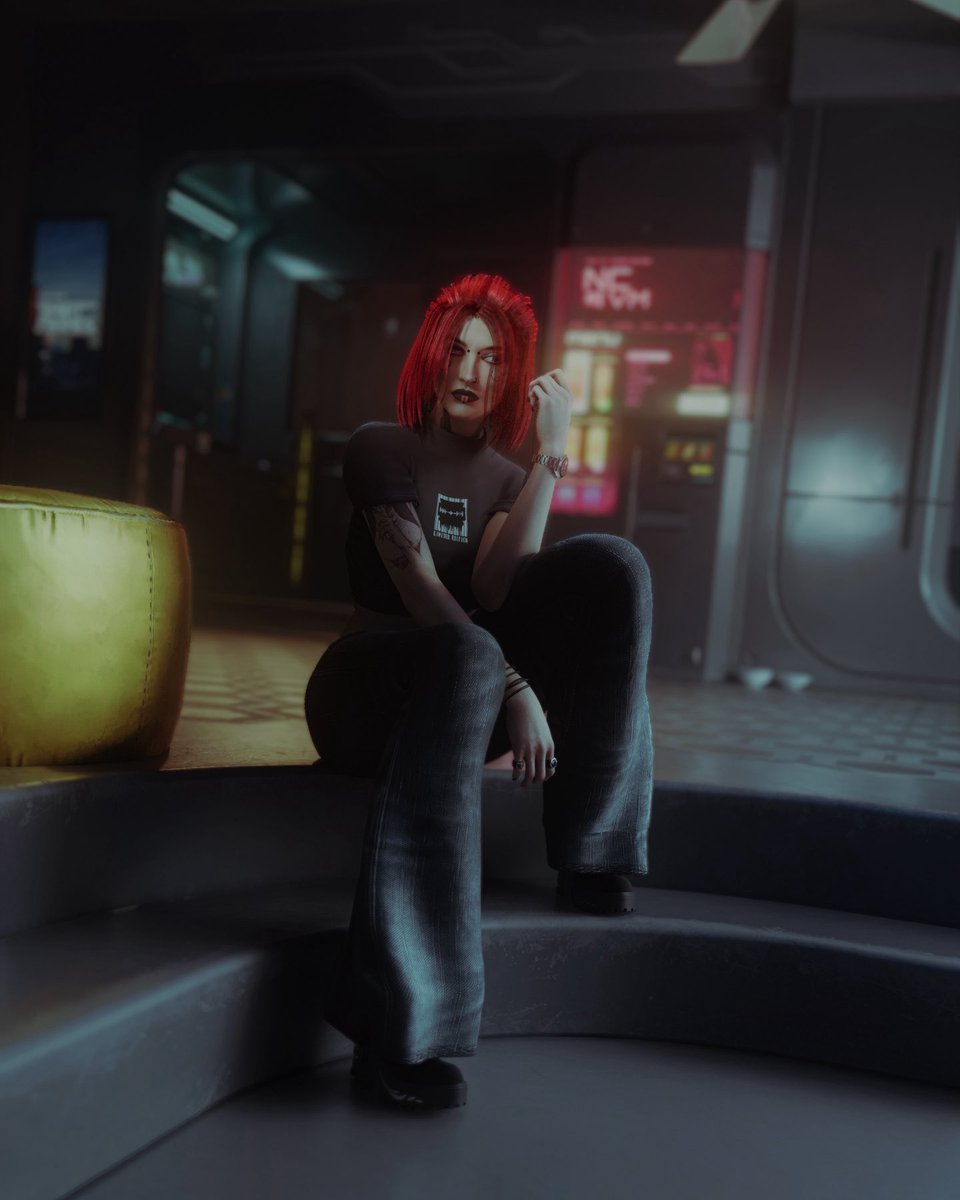 TrueCapGames's tweet photo. 🎮 - Cyberpunk 2077
 
Captured on PC

#virtualphotography #virtualphotographer #cyberpunk2077 #cyberpunk2077photomode #nightcity #Cyberpunk20770C #CyberpunkOC #CyberpunkPhotography #GamePhotography
#CyberpunkAesthetic #GothCyberpunk #GothGirl #NightCity #CDProjektRed #DigitalArt https://t.co/krYUwnMqgH