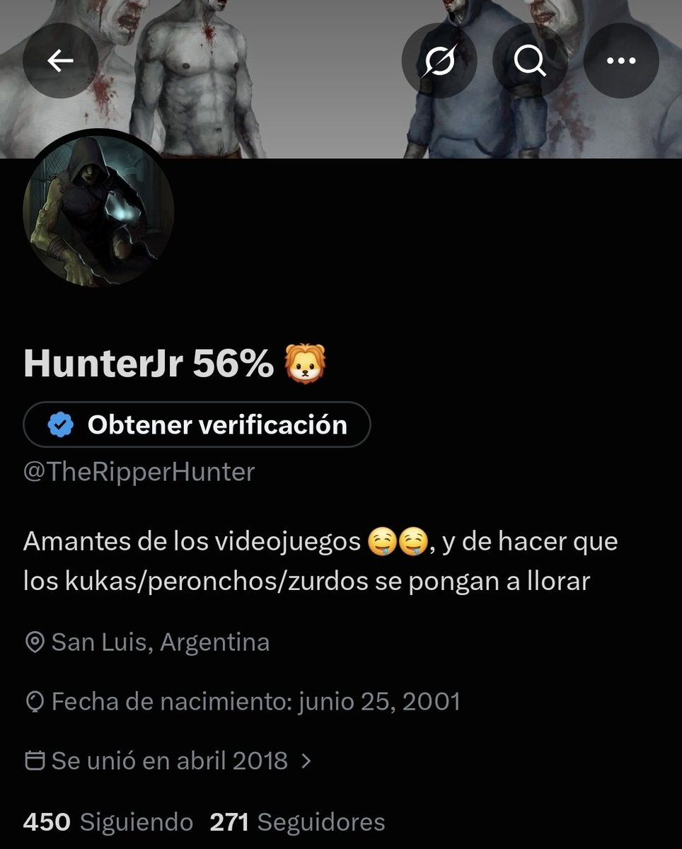 TheRipperHunter's tweet photo. @Javspeed1 @FlaquitoFer10 El único desconocido acá sos vos te voy comentado. https://t.co/ZN389f1gVA
