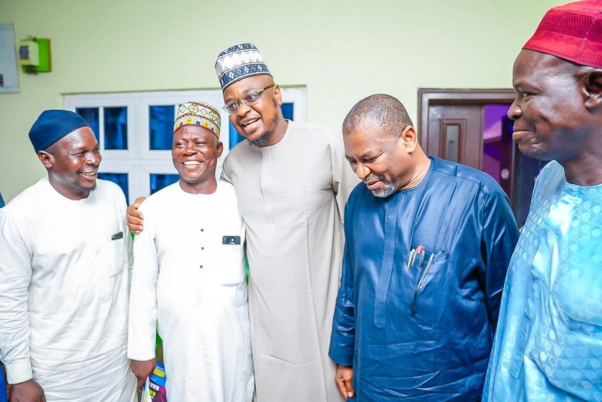 mohammad_abacha's tweet photo. JUST IN: Senator Anthony Siyako Yaro (Gombe South) has arrived in Gombe ahead of the PDP’s fresh governorship primary on Tuesday, 29 September 2026.

He paid a courtesy visit to @ProfIsaPantami as preparations intensify across the state. https://t.co/05ghlOEUwO