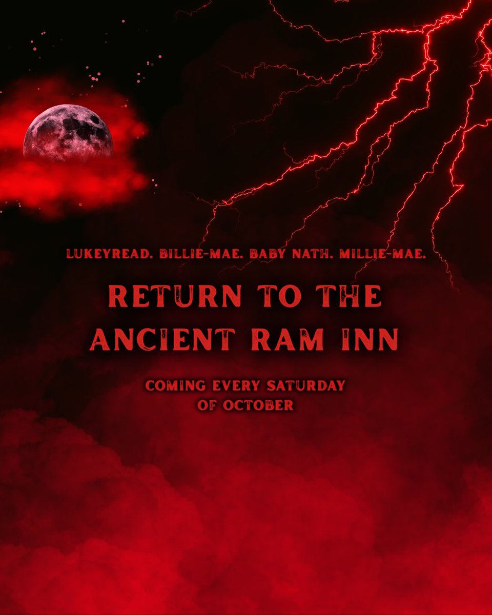 LukeyRead's tweet photo. Return to the Ancient Ram Inn. Coming this Halloween Season 🎃 https://t.co/mvflh4S5UO
