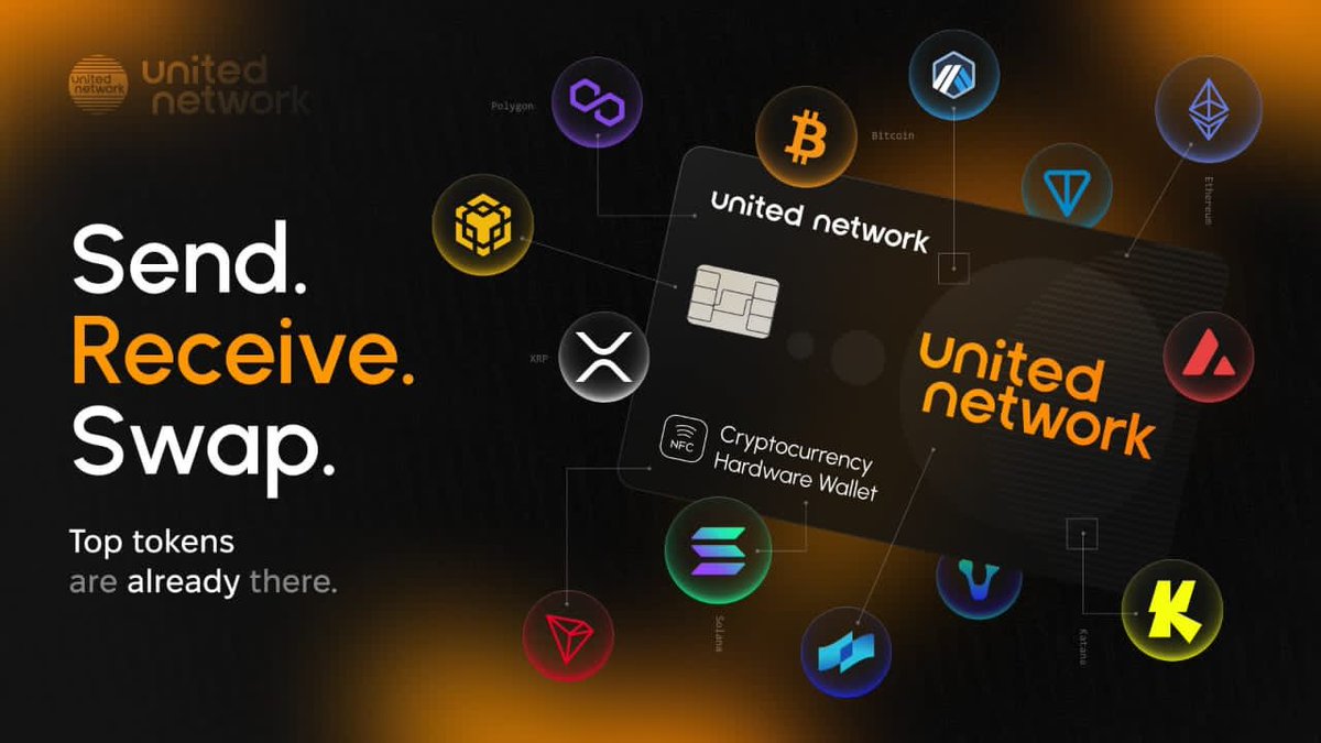 Odin_nwoke's tweet photo. Your crypto doesn't live in your hardware wallet.

Your ability to move it does.
That's an important distinction.
The blockchain holds the assets. Your wallet holds the keys that prove you have the authority to move those assets.
Which means a hardware wallet isn't really a “container” for your crypto.

It's closer to a permission device.
That's why the design of the signing process matters so much.
With @UN_wallet, the card isn't carrying your coins around. It protects the private key used to authorize transactions, while the blockchain remains where the assets actually exist.

Once you understand that, hardware wallets start looking less like storage devices and more like tools for controlling access.