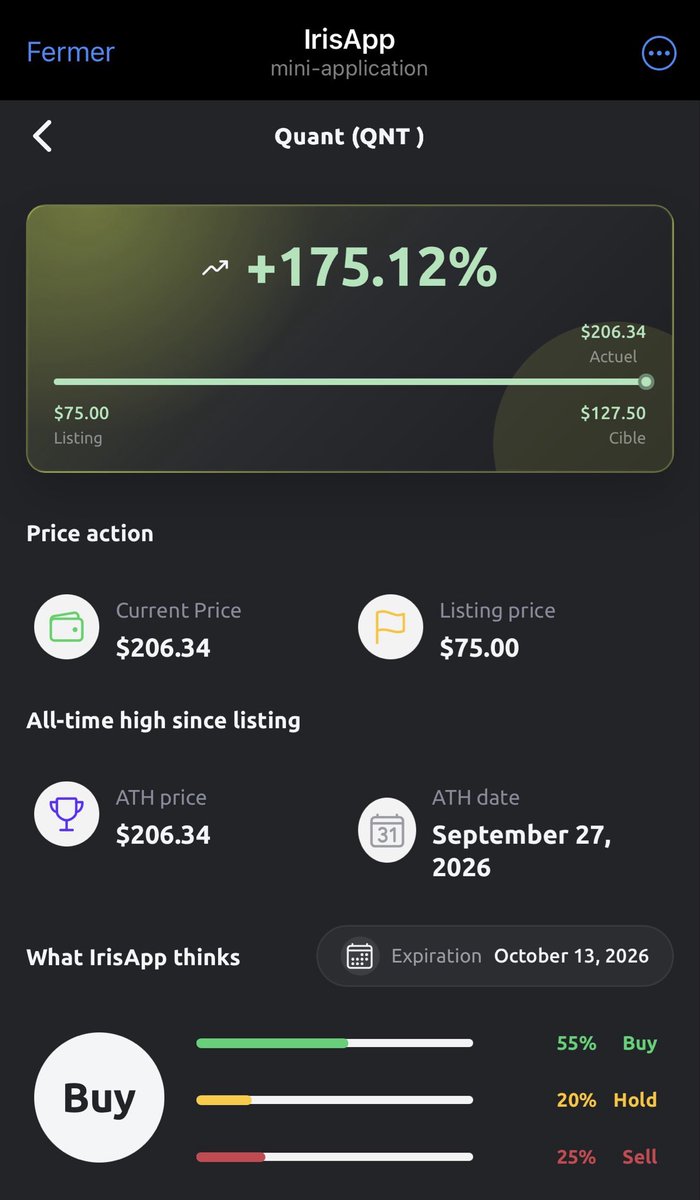 Iris_token's tweet photo. 🚨 NEWS! The Clearing House, owned by 25 of the largest U.S. banks, has selected Quant ($QNT) to power its On-Chain Money initiative: an interoperability network designed to clear and settle tokenized deposits between institutions, while connecting them to existing RTP and CHIPS rails, with availability targeted for the first half of 2027.

That’s why it’s pumping but the point of investing is to be in before this kind of news. Anyone using IrisApp already knows what I’m talking about with $QNT.