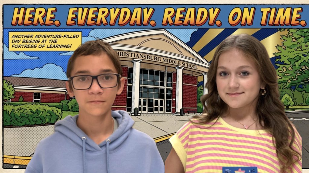 CMSGoBlue's tweet photo. They are here. Everyday! Ready to learn and on time. That makes them heroes in our book! Here are some of our attendance heroes for week 6 at CMS! https://t.co/EwkDpZSmpm