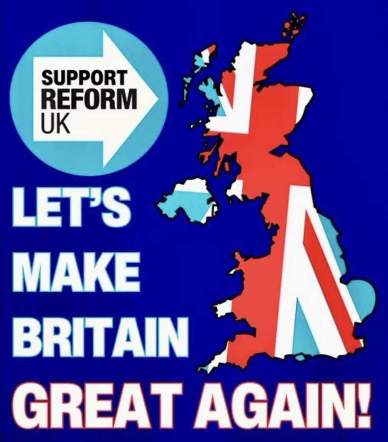 JanetOulag92058's tweet photo. We voted Labour because Conservatives were so bad, don’t repeat history again and vote Conservative because Labour is so bad. 

Vote Reform UK  &amp; Nigel Farage
to save what is left of Britain. https://t.co/pi3CMv0Qo2