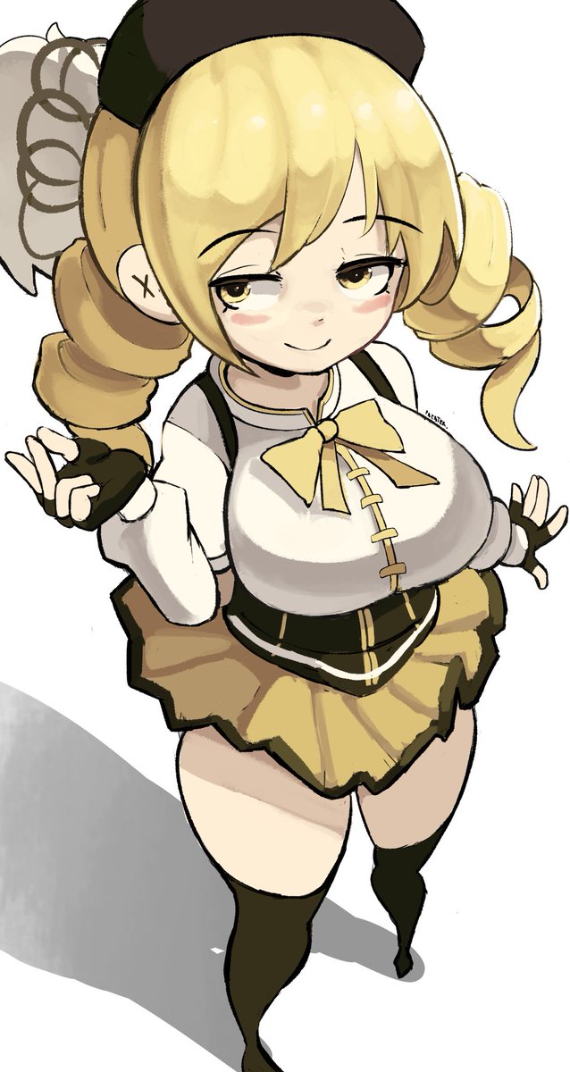 PainterTw2's tweet photo. mami's breasts! #MadokaMagica https://t.co/myRp4DeS72