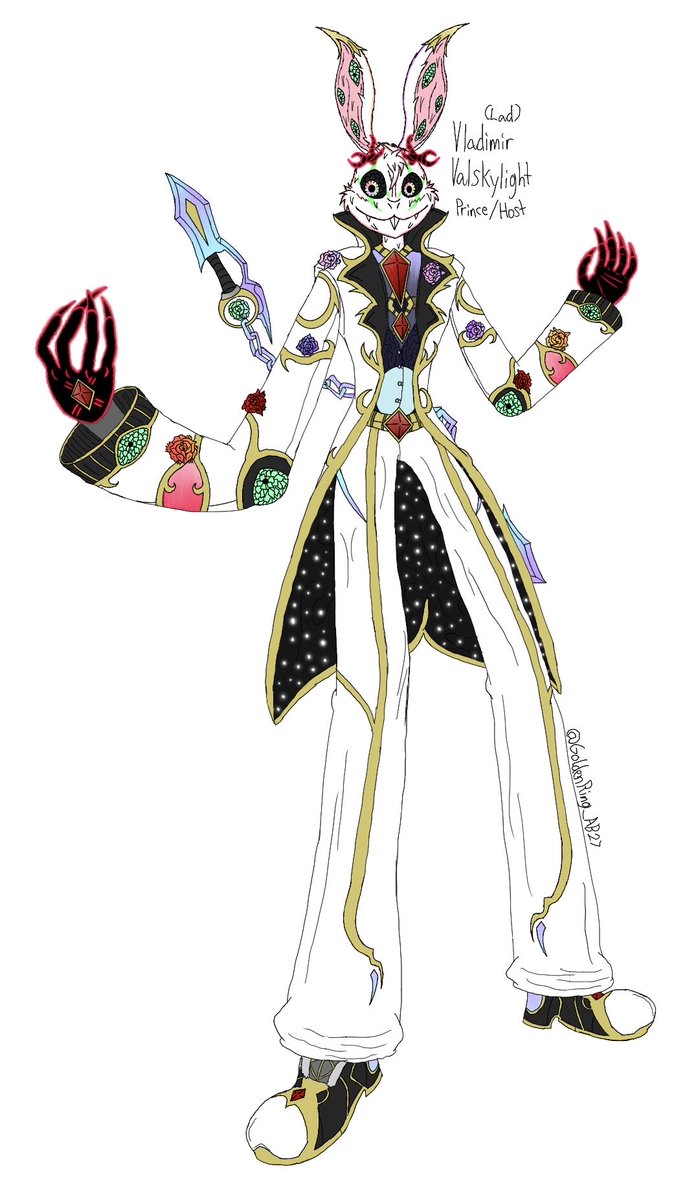 GoldenRing_AB27's tweet photo. The Eye of Gem Vladimir Valskylight (Or as he likes to be called “Lad”)
The son of Sebastian “Eye of Rot” and the heir to his grandmother’s throne on VallenSkyn
He’s called the Prince by many worshippers of the Valskylights
#projectV #alien #original_character https://t.co/qAF7rpcMaw