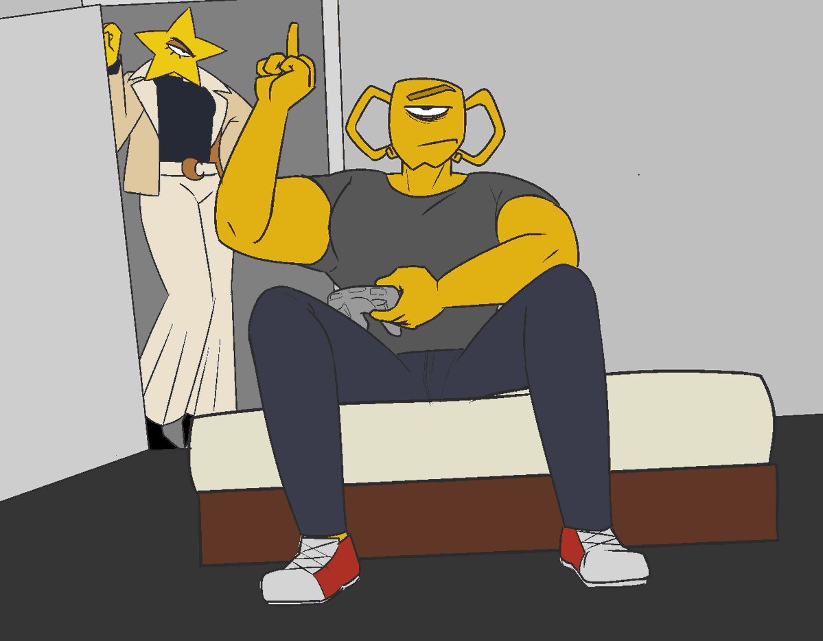 RhettsChest's tweet photo. every so often I remember goldel plays videos games and it makes me giggle each time #puzzleheads https://t.co/FRGVCOs1rE