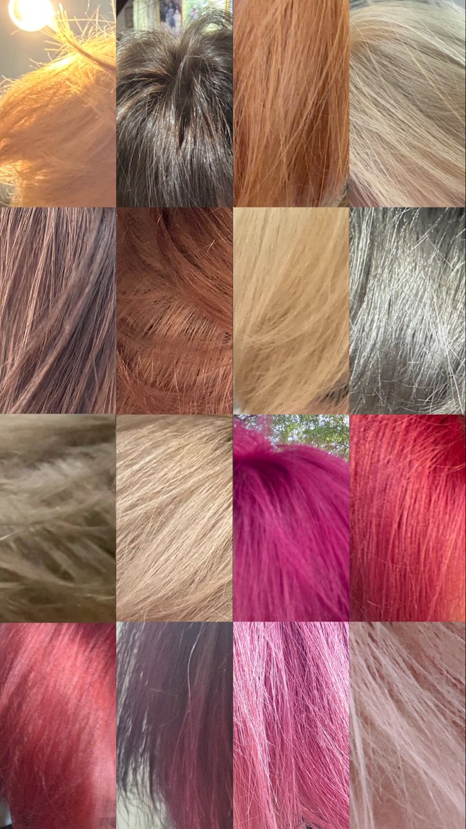 mumi9n's tweet photo. Hair color recap https://t.co/TX31jXxQFb