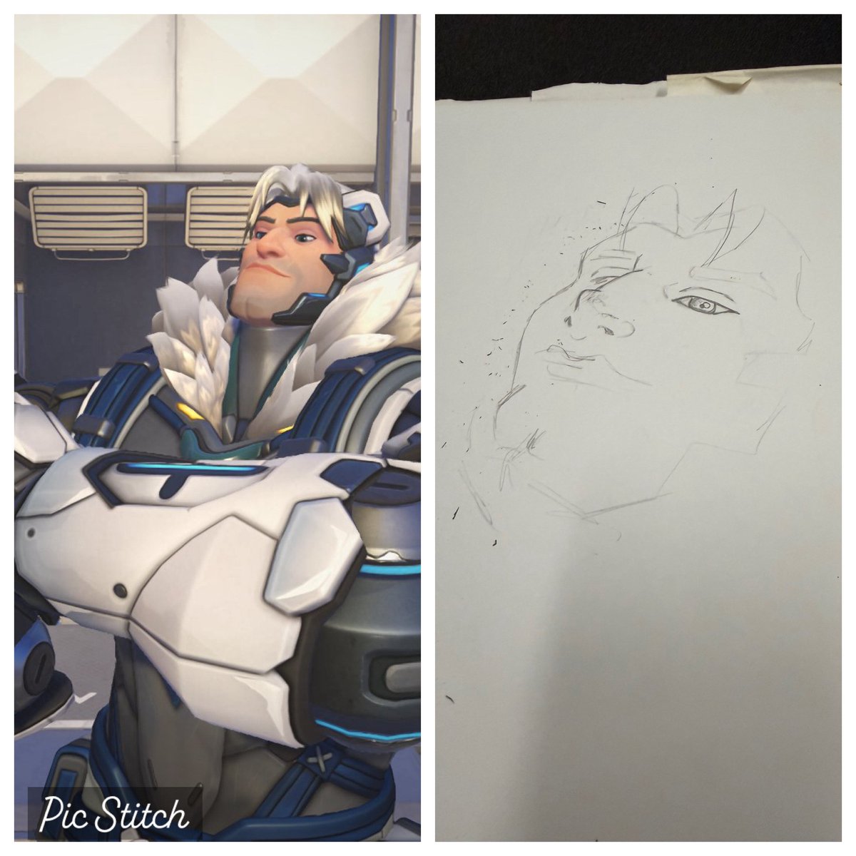 katcochiouma's tweet photo. Me pausing my current artwork to draw this picture of Hazard in my art style

#Hazard #Overwatch #Overwatch2 #HazardOverwatch #OverwatchFanart #OW2 #Fanart #TraditionalArt #PencilArt #SketchbookArt #CharacterDrawing #GamingArt #ArtistOnX https://t.co/fq3GGSOazS