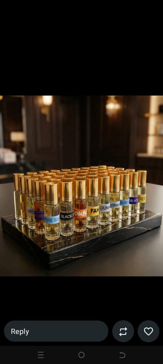 MarvelousA1662's tweet photo. Designer oil perfume Rich,fresh, authentic and long lasting fragrances for up to 72hours
https://t.co/dObhkoVJIV https://t.co/3NC952g5Zr