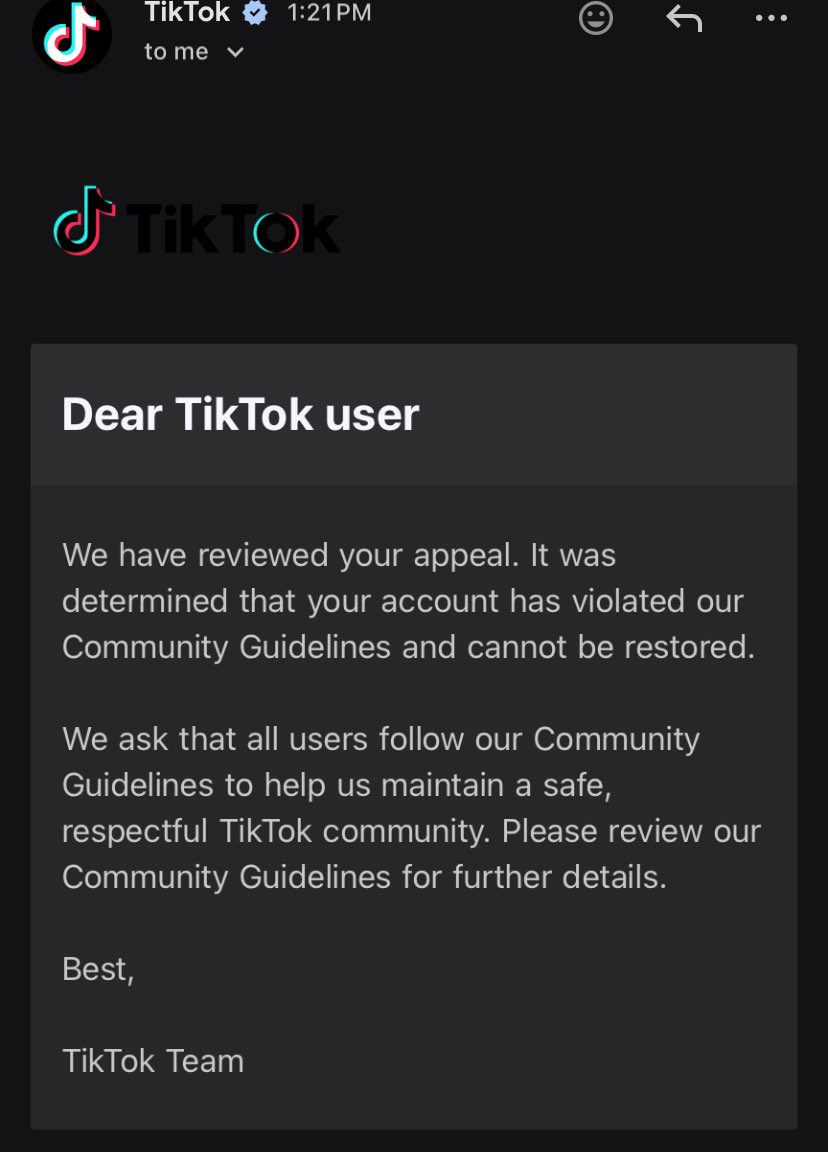_L34F's tweet photo. Tiktok just permabanned my account for no apparent reason I’m actually so angry.
Sure, I made CvA edits but oh my god just give me a warning and take down the videos?? I never got any warnings or strikes or anything indicating that I would get PERMANENTLY BANNED?!?! https://t.co/mBiq5pNDH2