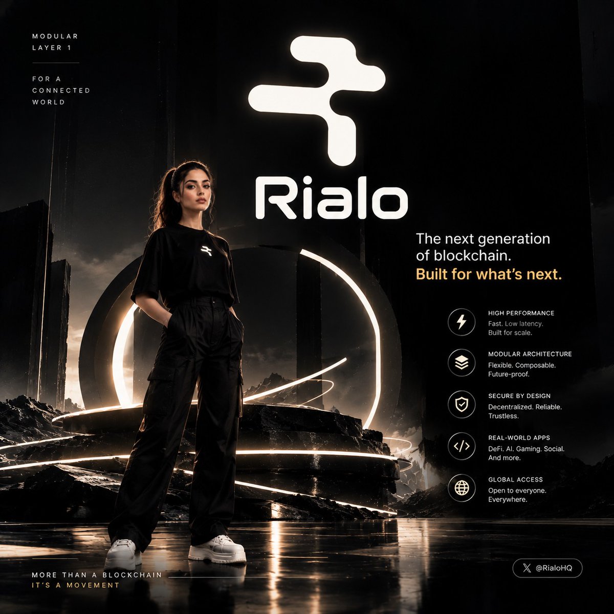 Asal73922453's tweet photo. Blockchain’s future won’t be built on speed alone.

It will be shaped by flexibility, security, and real-world adoption.

Rialo is creating a modular Layer 1 for the next wave of Web3, where innovation meets scalability and possibilities become reality.

Now.
@RialoHQ https://t.co/ZKfmmese0i