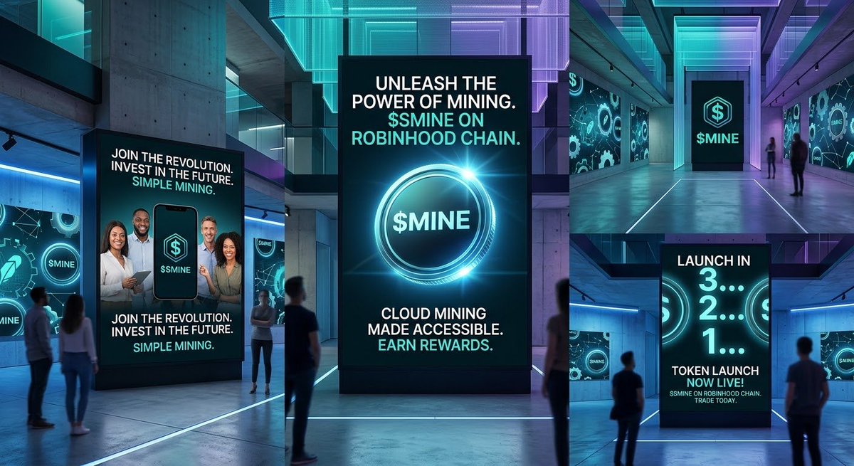 simple_mining_'s tweet photo. 🔥 $SMINE IS NOW LIVE ON ROBINHOOD CHAIN! 🔥

📈 Trade $SMINE now: 0x8f30d63b601e030ee5734050c96b010f32302203

The portal to effortless cloud mining is open. Trade Simple Mining ($SMINE) today and secure your spot in the next era of accessible crypto infrastructure.  
Don't wait for the hype to pass you by—get in early.
#SMINE #CryptoNews #TokenLaunch #Robinhood #DefiGains #Web3