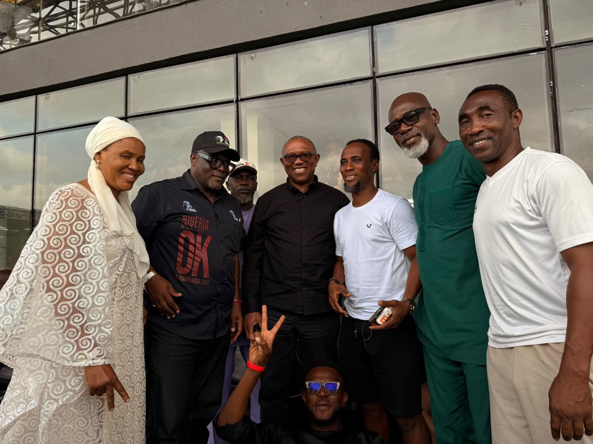 PeterObi's tweet photo. The Infinite Possibilities of Sport 

Today, accompanied by Ladipo Johnson, the NDC candidate for Lagos Central Senatorial District, and Aisha Jimoh, the NDC candidate for the House of Representatives, Lagos Island Constituency II, we went to the Onikan Stadium to watch the local league match between Enugu Rangers FC and Ikorodu City FC.

As the match unfolded, I thought about the enormous possibilities of sport and how countries such as Brazil and Jamaica have used it to engage young people, fight crime, and create opportunities.

It pained me to see how poorly we are developing sports in Nigeria. A stadium with a capacity of about 10,000 had fewer than 2,000 spectators.

Nigeria has no shortage of sporting talent. What we lack is the vision and commitment to turn that talent into opportunities for our young people.

Sport is not merely entertainment; properly developed, it can be a powerful tool for youth development, employment, and social transformation.

A new Nigeria is POssible. -PO