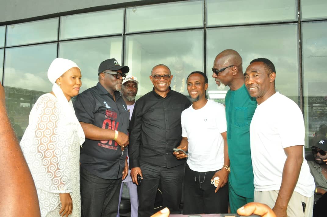 PeterObi's tweet photo. The Infinite Possibilities of Sport 

Today, accompanied by Ladipo Johnson, the NDC candidate for Lagos Central Senatorial District, and Aisha Jimoh, the NDC candidate for the House of Representatives, Lagos Island Constituency II, we went to the Onikan Stadium to watch the local league match between Enugu Rangers FC and Ikorodu City FC.

As the match unfolded, I thought about the enormous possibilities of sport and how countries such as Brazil and Jamaica have used it to engage young people, fight crime, and create opportunities.

It pained me to see how poorly we are developing sports in Nigeria. A stadium with a capacity of about 10,000 had fewer than 2,000 spectators.

Nigeria has no shortage of sporting talent. What we lack is the vision and commitment to turn that talent into opportunities for our young people.

Sport is not merely entertainment; properly developed, it can be a powerful tool for youth development, employment, and social transformation.

A new Nigeria is POssible. -PO