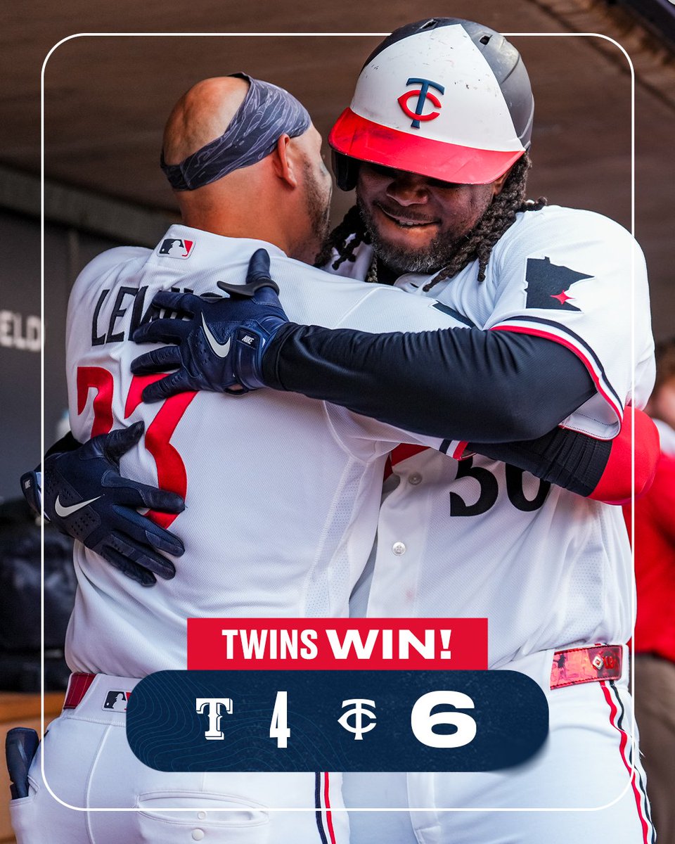 Twins's tweet photo. Ending on a high note https://t.co/md24eXn9Pj