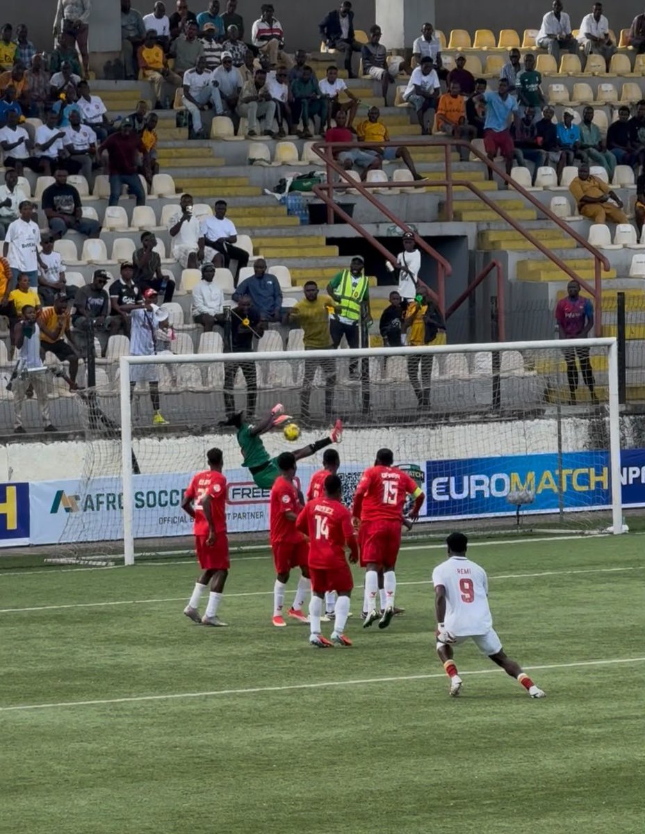 PeterObi's tweet photo. The Infinite Possibilities of Sport 

Today, accompanied by Ladipo Johnson, the NDC candidate for Lagos Central Senatorial District, and Aisha Jimoh, the NDC candidate for the House of Representatives, Lagos Island Constituency II, we went to the Onikan Stadium to watch the local league match between Enugu Rangers FC and Ikorodu City FC.

As the match unfolded, I thought about the enormous possibilities of sport and how countries such as Brazil and Jamaica have used it to engage young people, fight crime, and create opportunities.

It pained me to see how poorly we are developing sports in Nigeria. A stadium with a capacity of about 10,000 had fewer than 2,000 spectators.

Nigeria has no shortage of sporting talent. What we lack is the vision and commitment to turn that talent into opportunities for our young people.

Sport is not merely entertainment; properly developed, it can be a powerful tool for youth development, employment, and social transformation.

A new Nigeria is POssible. -PO