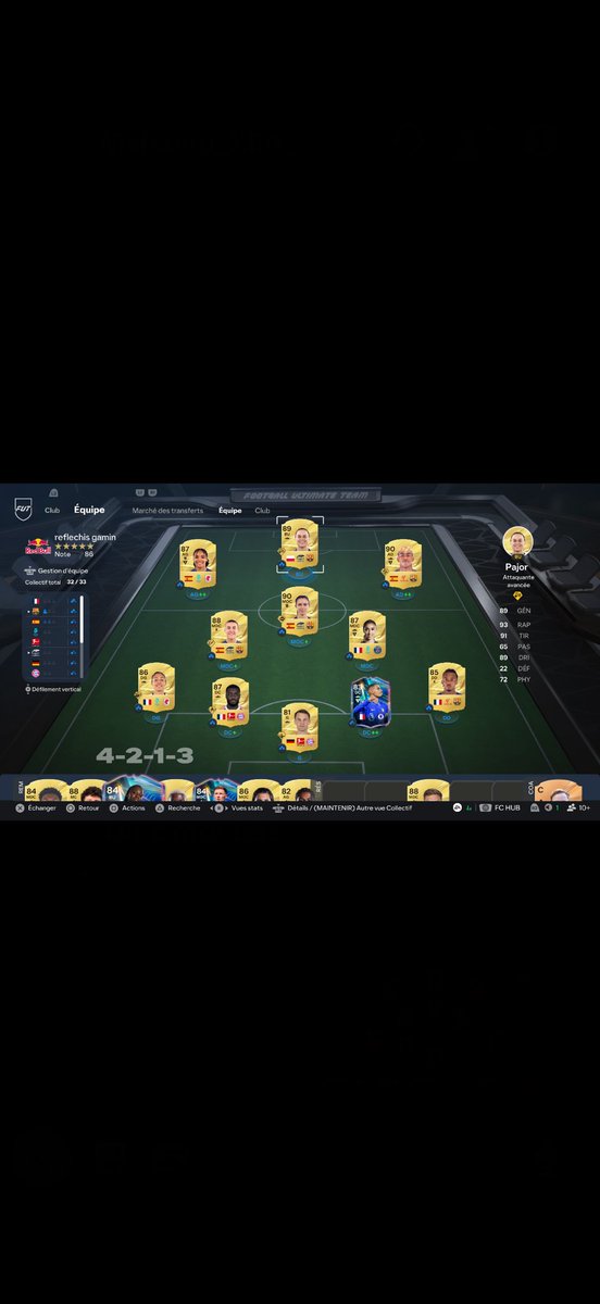 le_k12's tweet photo. @TwinsFifaHD salut les twins j’espère que vous allez bien, je vous montre mon équipe qui est pour moi assez sympa, je suis actuellement D2 avec un budget de 300k à côté j’hésite fortement à refaire toute ma défense, merci pour vos conseils https://t.co/1m57wk08WA