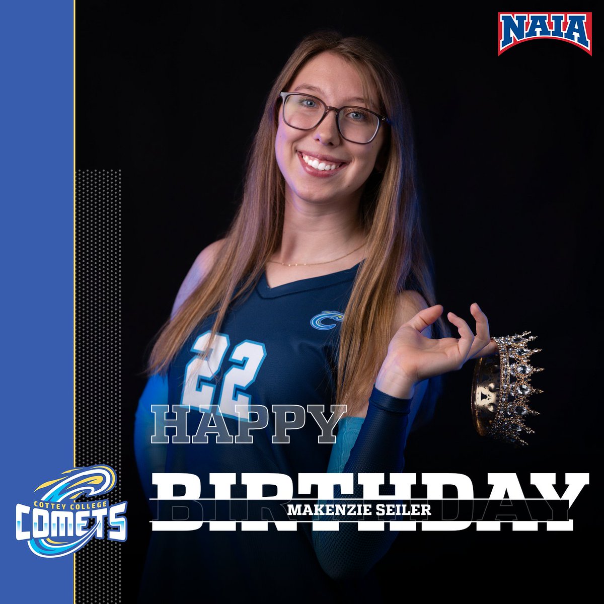 CotteyCollegeVB's tweet photo. 🎉 HAPPY BIRTHDAY to our very own MAKENZIE SEILER! 🎉 We appreciate all you bring to the team! Celebrate her today! 🎂 https://t.co/uiz4TNxhAH