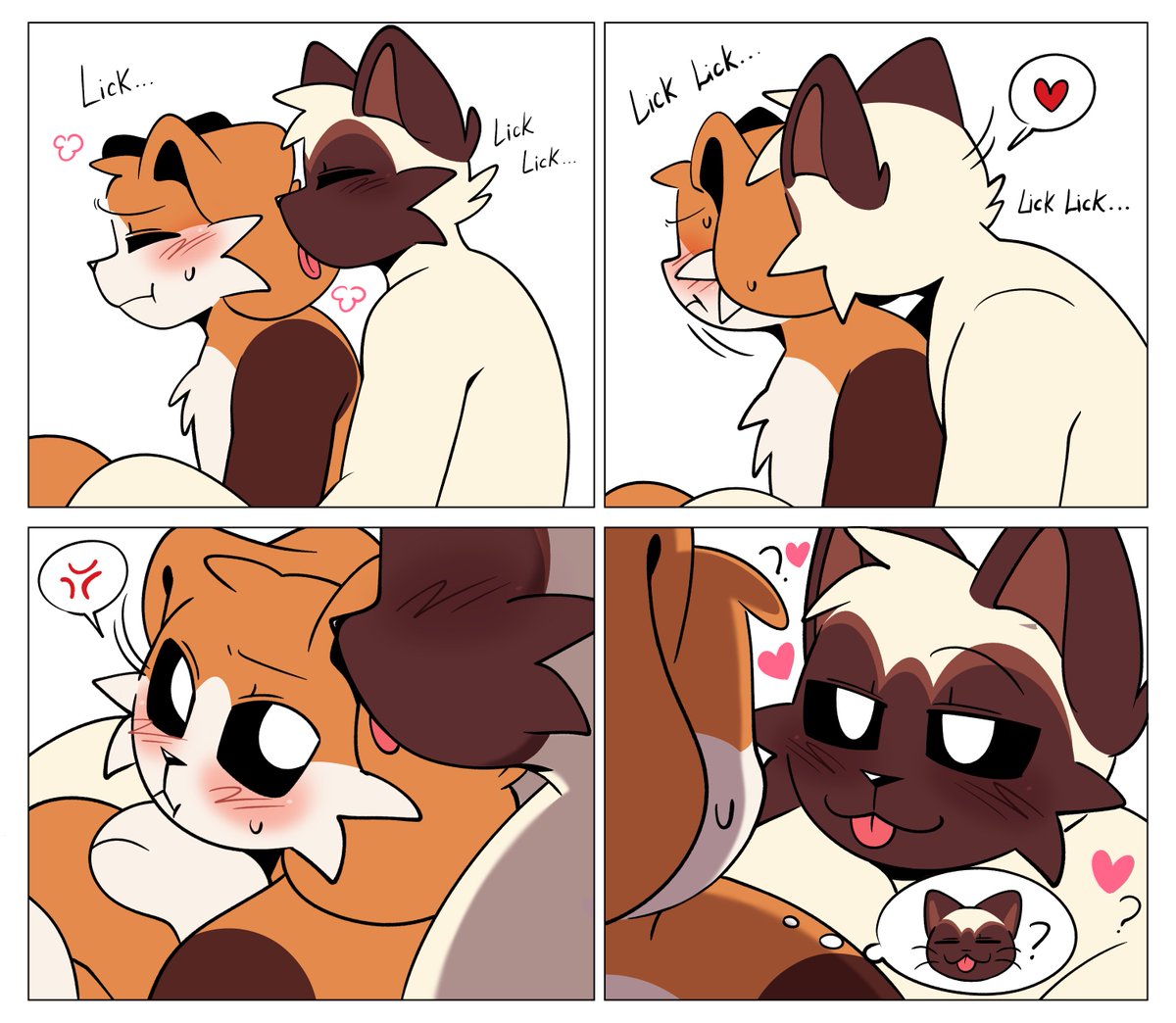DevilshDonut's tweet photo. Don't let that face fool you, Retro loves his cat baths 😋

Art by • @_Skebfu thankyou 💕💕💕 https://t.co/j73jzPROYB