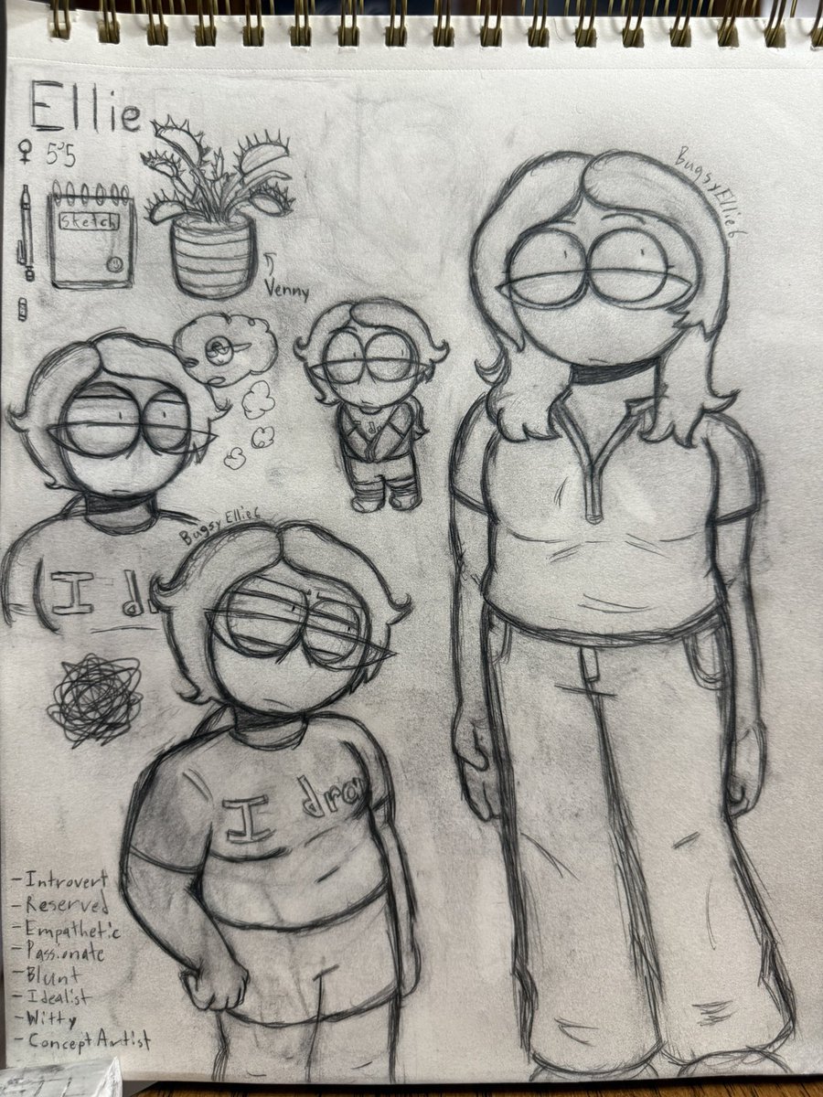 bugsyellie6's tweet photo. Meet Ellie, my artist sona!

#artstrugglesgame #asg #artstrugglesgameoc #artstruggles https://t.co/THds4BQok1