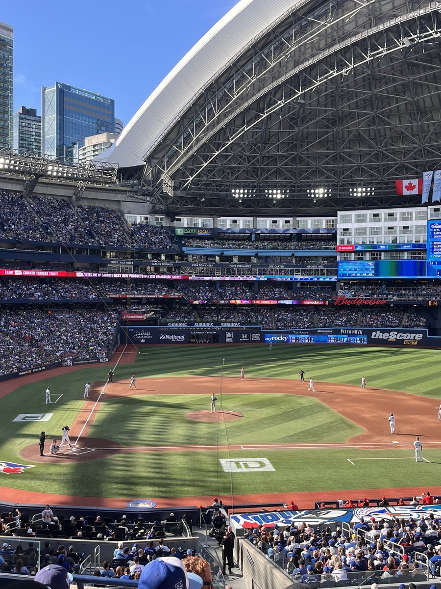 BlueJaysattend's tweet photo. Sept. 27, 2026 -  Toronto #BlueJays vs Cincinnati Reds at 3:07pm at the #RogersCentre had attendance of 42,131. @BlueJays won the game 5-1. #BlueJays50 https://t.co/68PleMZytF
