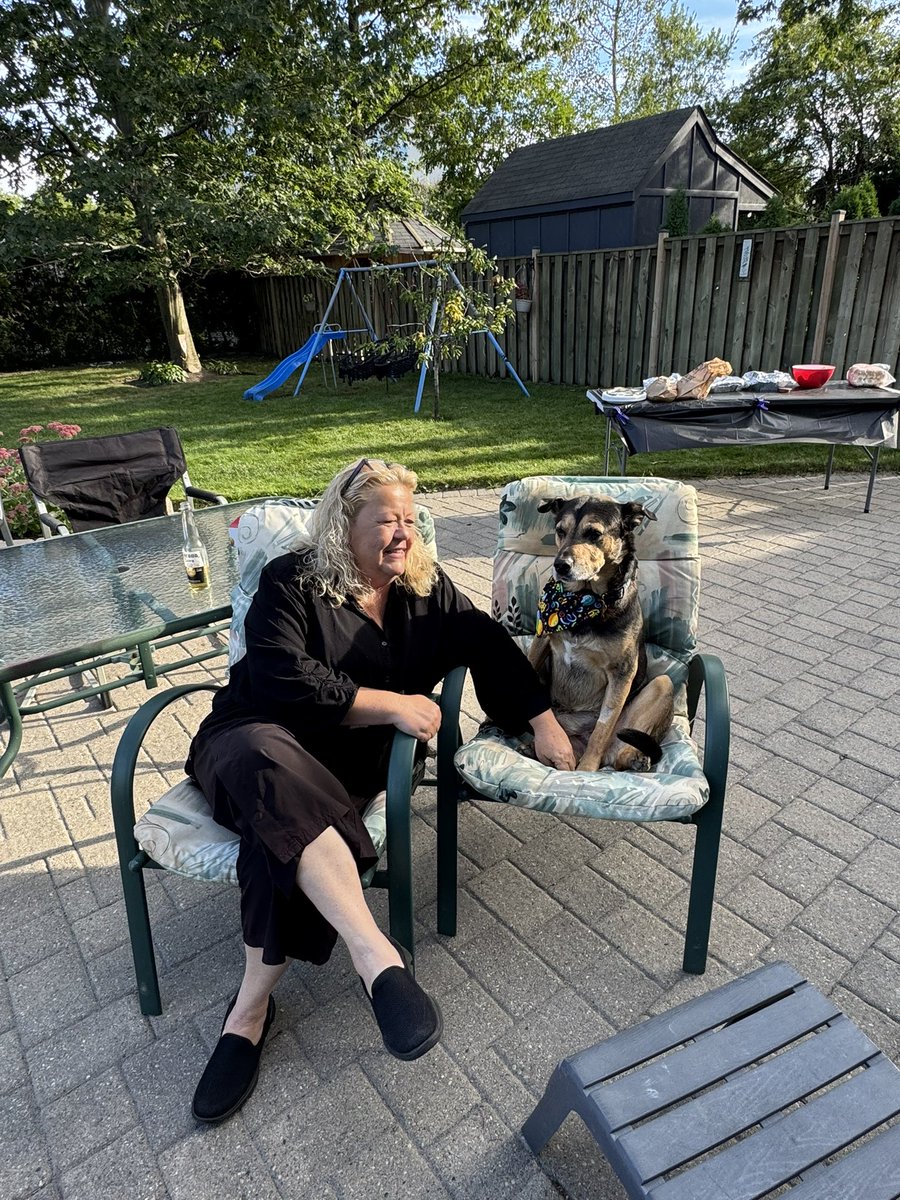 LinandDaisy's tweet photo. 📢 Friends, we have made it official, we adopted Tobias/Toby 🎉❤️. He is part of our family now. After being here 2 weeks and adjusting seamlessly, this gentle boy is where he belongs, home ❤️.
#dogsoftwitter 
#dogsofX https://t.co/i2LkzL3my7