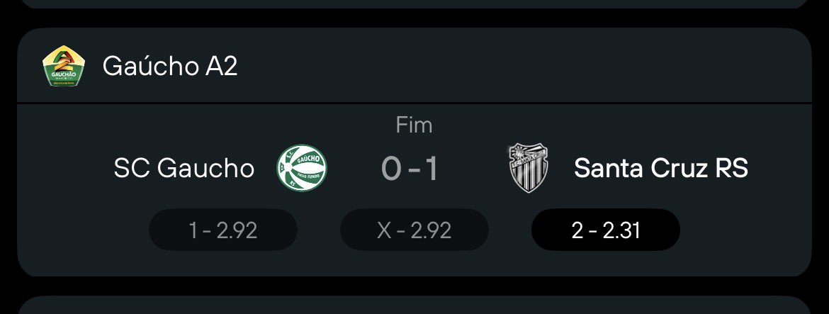 nfgfbpa's tweet photo. Baita vitória do Galo. Rumo a série A 2027. 🐔⚪️⚫️ #SantaCruz #FCSC https://t.co/aNrszMjKxA